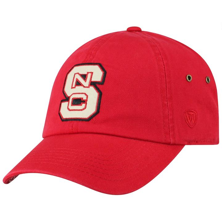 Adult Top Of The World North Carolina State Wolfpack Reminant Cap, Men's, Med Red