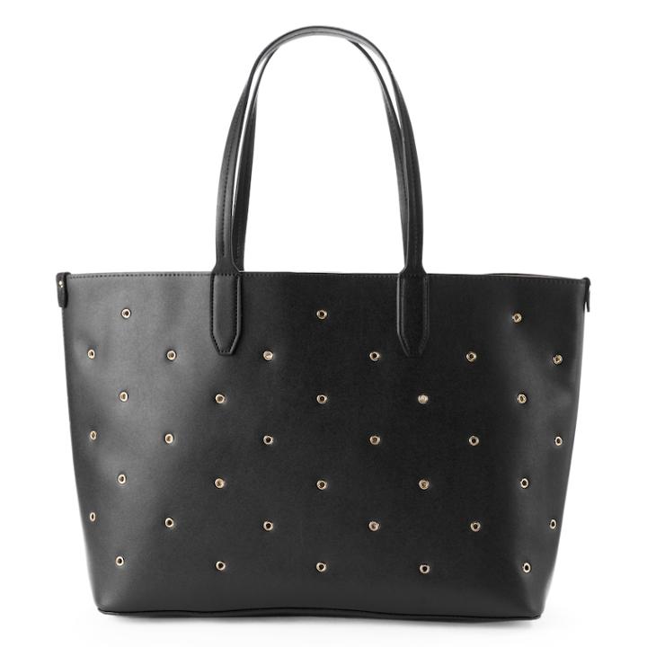 Mondani Loren Grommet Tote, Women's, Black