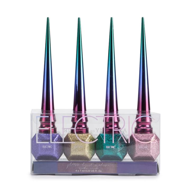 Academy Of Colour Electric 4-pc. Glitter Liquid Eyeliner Set, Multicolor