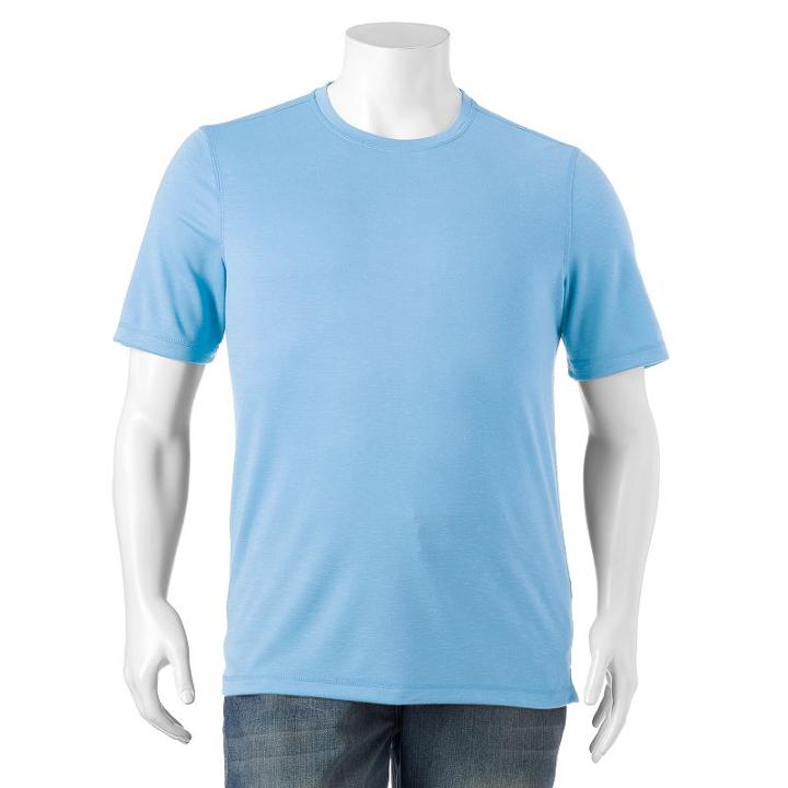 Big & Tall Croft & Barrow&reg; Island Tee, Men's, Size: Xxl Tall, Blue (navy)
