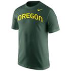 Men's Nike Oregon Ducks Wordmark Tee, Size: Xl, Green