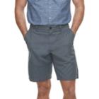 Men's Marc Anthony Textured Slim-fit Yarn-dyed Shorts, Size: 29, Blue