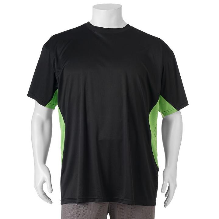 Big & Tall Russell Dri-power Bridseye Contrast Performance Athletic Tee, Men's, Size: 2xb, Brt Green