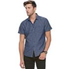 Men's Marc Anthony Slim-fit 1-pocket Button-down Shirt, Size: Large, Blue