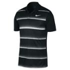 Men's Nike Essential Regular-fit Dri-fit Striped Performance Golf Polo, Size: Small, Grey (charcoal)