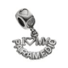 Logoart Sterling Silver I Love My Paramedic Charm, Women's, Grey