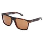 Unisex O'neill Harlyn Square Polarized Sunglasses, Brown