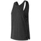 Women's New Balance Transform Reversible Two Way Tank, Size: Medium, Dark Grey