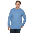 Big & Tall Croft & Barrow&reg; Classic-fit Easy-care Crewneck Tee, Men's, Size: 4xb, Med Blue