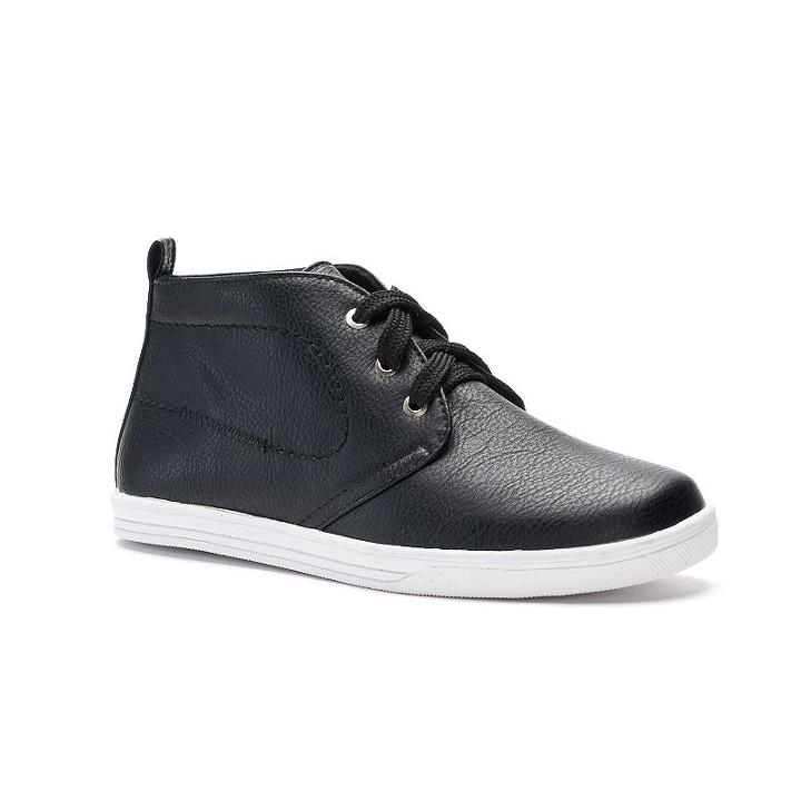 Scott David Kent Boys' Chukka Boots, Size: 4, Black