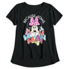 Girls 7-16 Disney's Minnie Mouse Because Bows Graphic Tee, Size: Large, Black