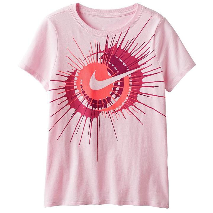 Girls 7-16 Nike Swoosh Splatter Graphic Tee, Girl's, Size: Xl, Med Red