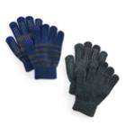 Boys 4-20 Urban Pipeline&trade; 2-pack Gripper Gloves, Blue (navy)