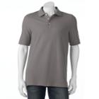 Men's Croft & Barrow&reg; True Comfort Classic-fit Pique Performance Polo, Size: Xl, Grey