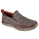 Skechers Edmen Bronte Men's Loafers, Size: 10.5, Dark Brown