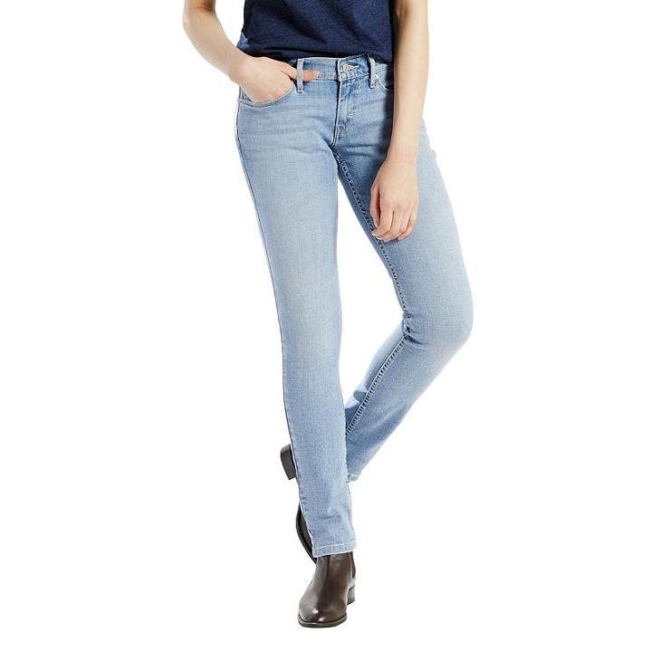 Women's Levi's 524 Skinny Jeans, Size: 1/25 Avg, Med Blue