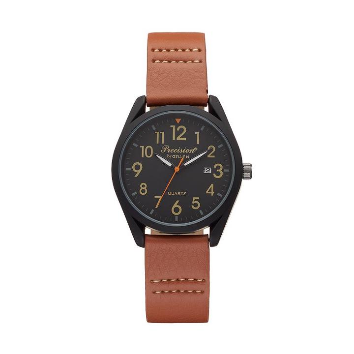 Precision By Gruen Men's Watch, Size: Xl, Brown