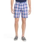 Men's Izod Classic-fit Madras Plaid Shorts, Size: 40, White