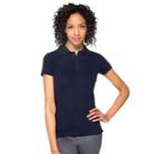 Juniors' Lee Uniforms Stretch Polo, Girl's, Size: Small, Blue (navy)
