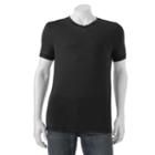 Big & Tall Helix Burnout V-neck Tee, Men's, Size: Xl Tall, Black