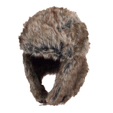 Men's Dockers&reg; Faux-fur Trapper Hat, Size: S/m, Dark Grey