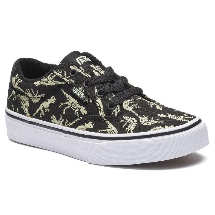 Vans Winston Boys' Skate Shoes, Boy's, Size: 4, White