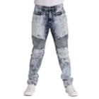 Men's True Luck Coles Moto Slim-fit Jeans, Size: 38x34, Light Blue