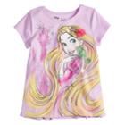 Disney's Rapunzel Girls 4-10 Foil & Rhinestone Graphic Tee By Disney/jumping Beans&reg;, Size: 5, Lt Purple