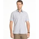 Big & Tall Van Heusen Untucked Regular-fit Button-down Shirt, Men's, Size: 3xl Tall, Blue Other