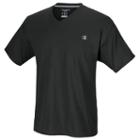 Men's Champion Solid Tee, Size: Small, Black