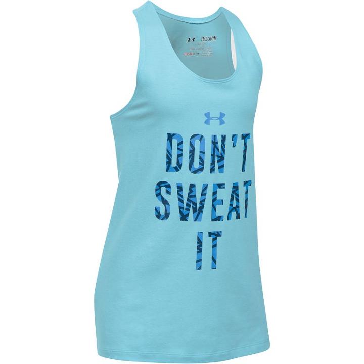 Girls 7-16 Under Armour Don't Sweat It Graphic Tank Top, Girl's, Size: Large, Beige Oth
