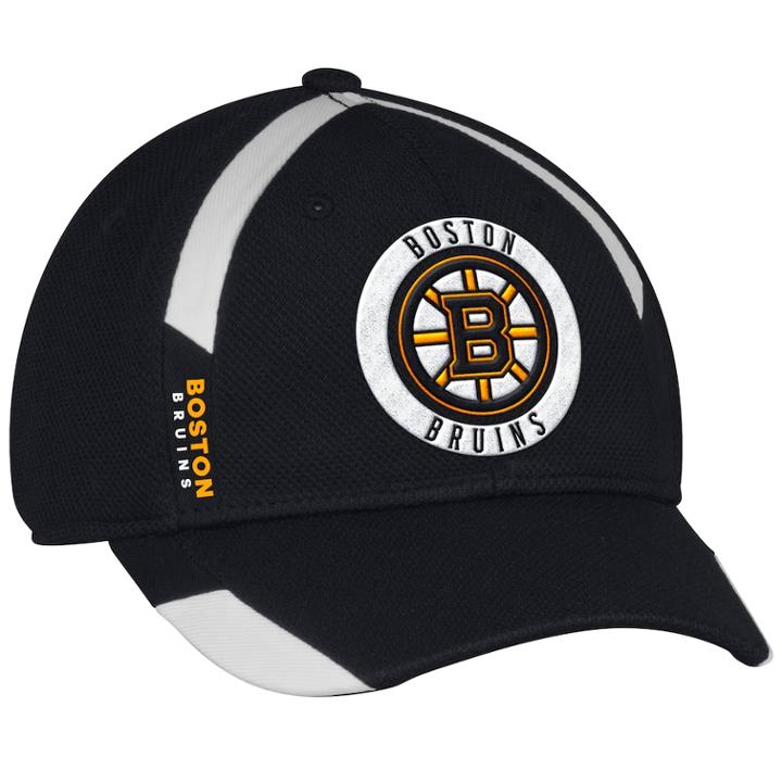 Adult Adidas Boston Bruins Practice Jersey Flex-fit Cap, Men's, Size: L/xl, Black