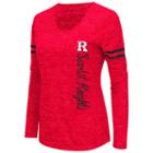 Women's Rutgers Scarlet Knights Stripe Tee, Size: Small, Red Other