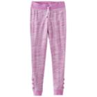 Girls 7-16 So&reg; Space-dyed Lattice Hem Jogger Pants, Size: 16, Med Purple