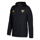 Men's Adidas Pittsburgh Penguins Authentic Training Pullover, Size: Large, Black