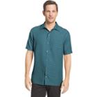 Big & Tall Van Heusen Classic-fit Grid Button-down Shirt, Men's, Size: Xxl Tall, Turquoise/blue (turq/aqua)