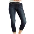 Women's Levi's&reg; Midrise Crop Skinny Jeans, Size: 4/27, Dark Blue