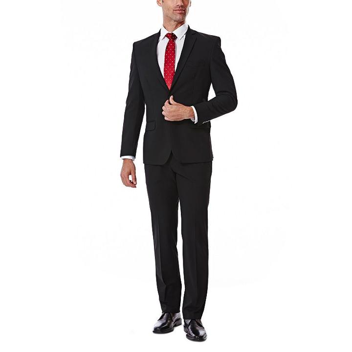 Men's Haggar 1926 Originals Slim-fit Stretch Suit Jacket, Size: 36 - Regular, Black