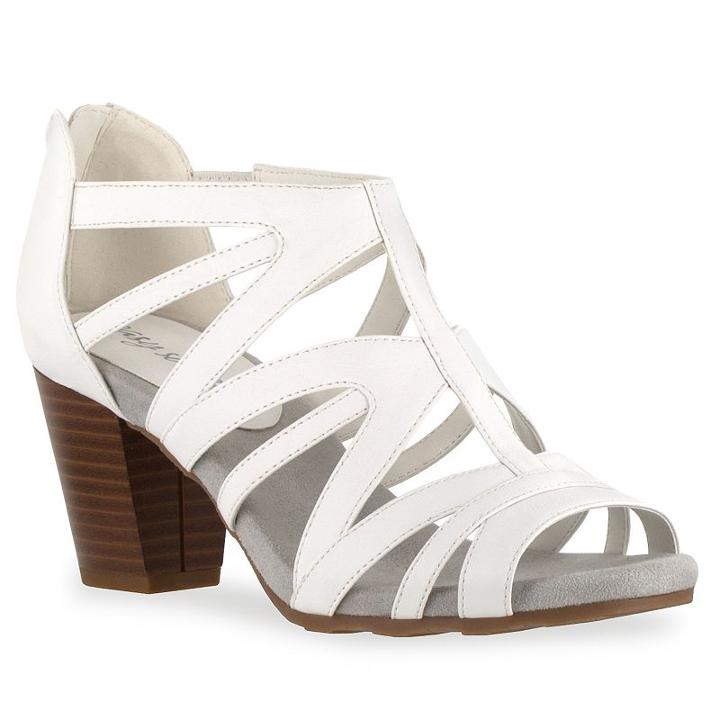 Easy Street Amaze Women's High Heel Sandals, Size: 7.5 Ww, White