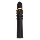 Kreisler Unisex Leather Watch Band - Tx49918bk, Size: 18mm, Black