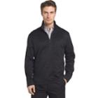 Big & Tall Van Heusen Traveler Regular-fit Performance Quarter-zip Pullover, Men's, Size: Xl Tall, Black