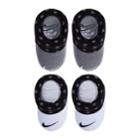 Baby Boy Nike 2-pack Dot Booties, Grey