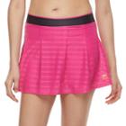 Women's Fila Sport&reg; Exposed Elastic Mesh Skort, Size: Large, Med Pink
