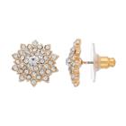 Lc Lauren Conrad Pave Starburst Nickel Free Stud Earrings, Women's, Gold
