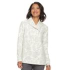 Women's Croft & Barrow&reg; Shawl Collar Sweater, Size: Xxl, Natural