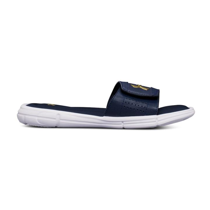 Under Armour Ignite V Kids' Slide Sandals, Kids Unisex, Size: 1, Dark Blue