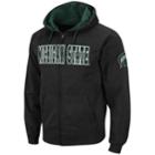 Men's Michigan State Spartans Full-zip Fleece Hoodie, Size: Xxl, Silver