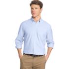Big & Tall Izod Essential Classic-fit Solid Poplin Button-down Shirt, Men's, Size: Xl Tall, Light Blue
