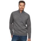Men's Dockers Comfort Touch Classic-fit Colorblock Quarter-zip Sweater, Size: Xxl, Grey
