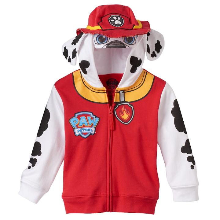 Toddler Boy Paw Patrol Marshall Costume Hoodie, Size: 4t, Red